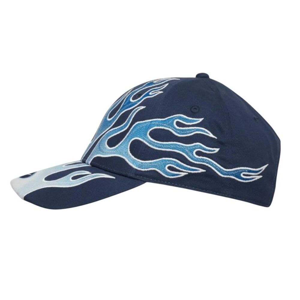Nike Unisex Adult Club Flames Baseball Cap / Navy Blue - Picture 3 of 6